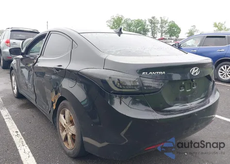 2013 Hyundai Elantra Gls z USA, uszkodzony, nr VIN KMHDH4AE4DU572548